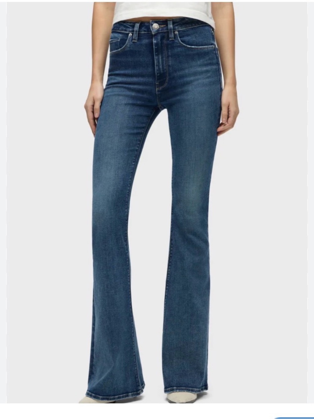 Hudson Holy Jeans Women's Dark Blue Flare Jeans